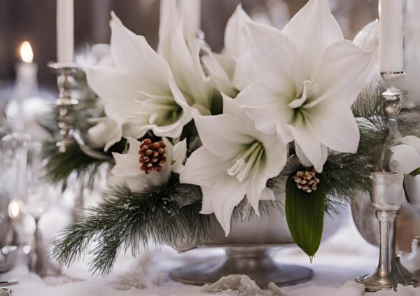 winter bloemen bruiloft decoratie