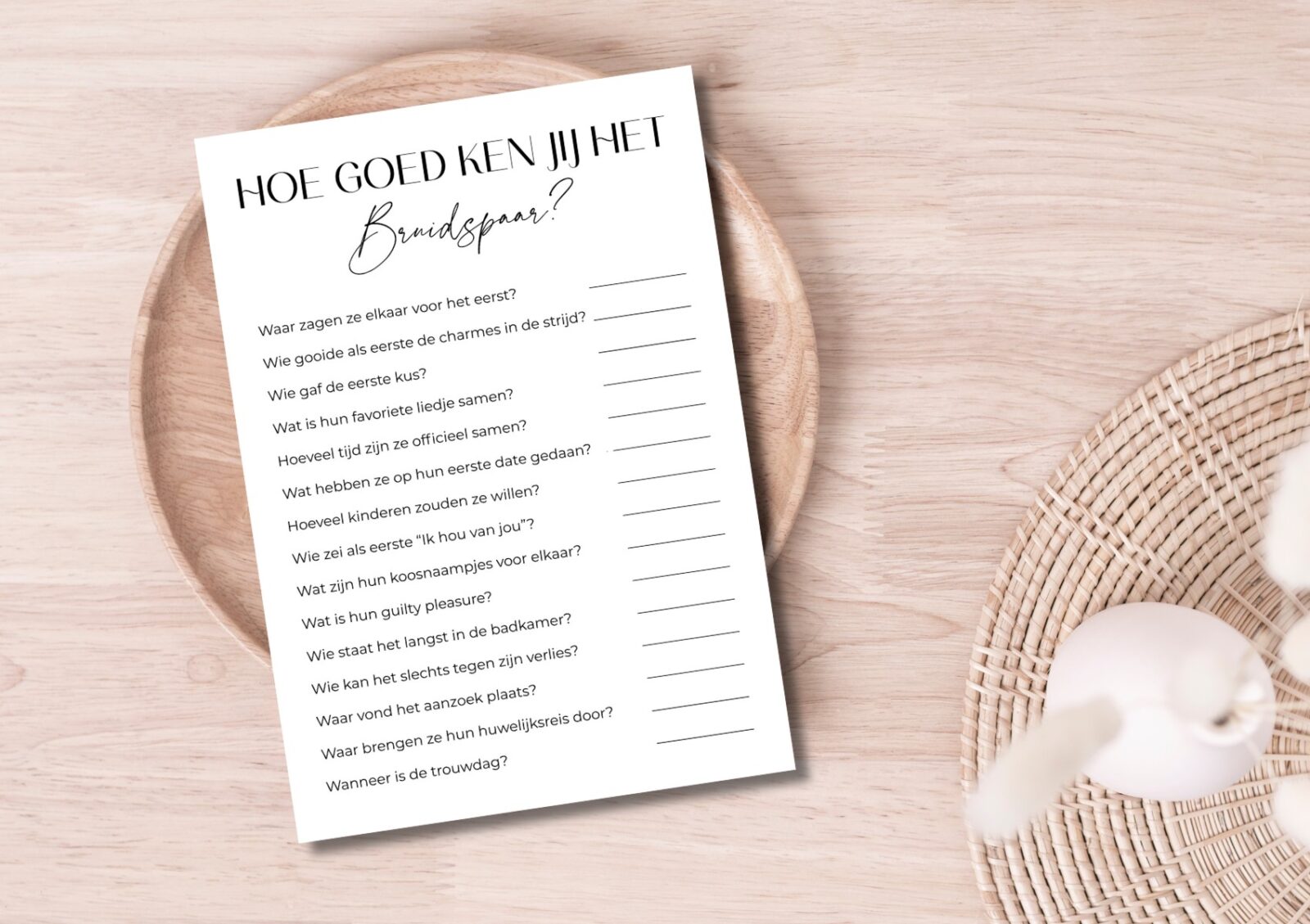 HGK. Hoofdafbeelding Bruidspaar spel