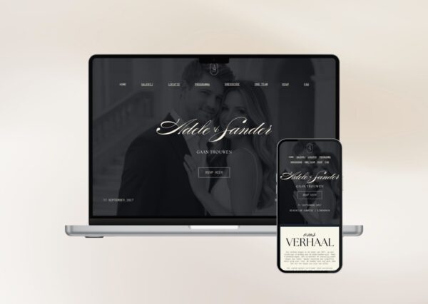 Canva trouwwebsite