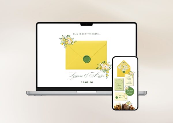 Canva trouwwebsite